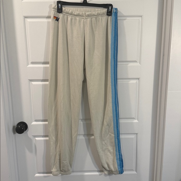 Aviator Nation 5 Stripe Women's Vintage White/Blue medium - Picture 4 of 15